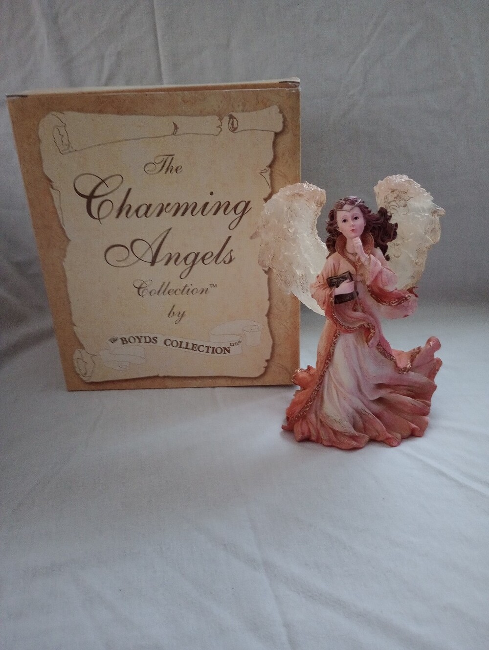 Boyd's Charming Angels Collection Angel Christiana Guardian Of Secrets" In Box